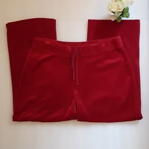 New York Laundry Crop Red Lounge Pants Size PL